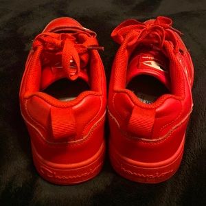 Red champion shoes
